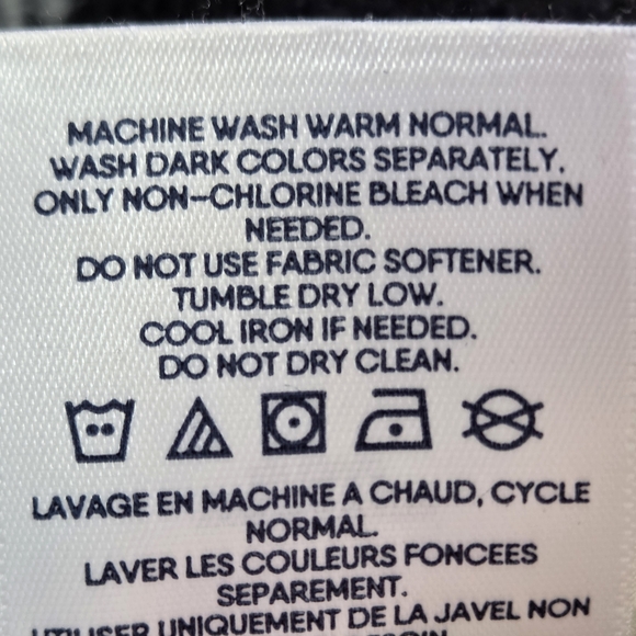 Lands' End Black and White Checkered Pullover - Picture 7 of 8